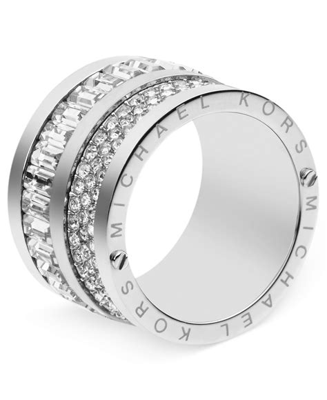 ring michael kors silber